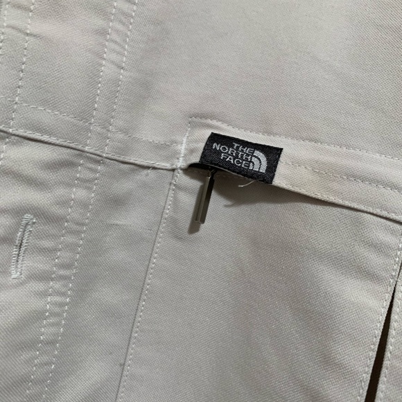 The North Face Mens Long Sleeve Button Beige Shirt - Picture 5 of 10